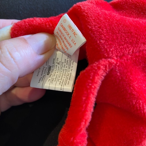 Original SPECIAL EDITION Beanie Baby Snort the Bull Plush Toy - 1995 - Picture 5 of 6